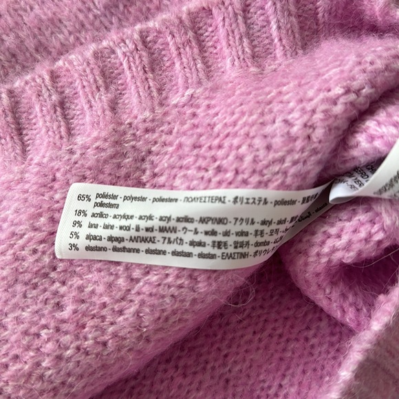 Zara cropped pink sweater - Picture 6 of 6